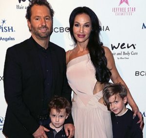 Michael Rapino and Jolene Blalock with their children