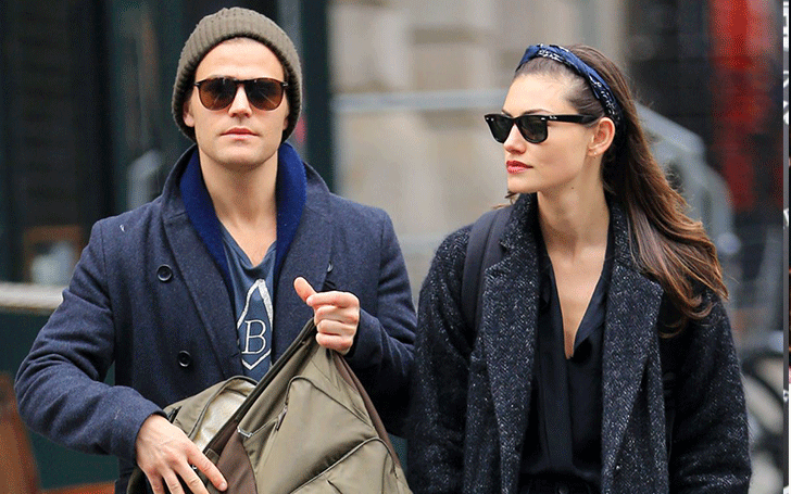 Phoebe Tonkin and Paul Wesley spotted together
