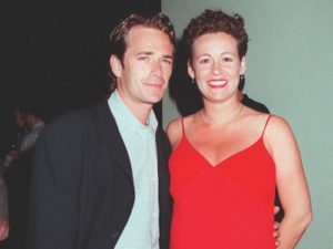 Luke Perry with Ex wife Rachel Sharp