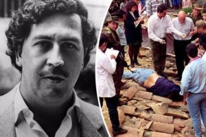 Columbian drug lord, Pablo Escobar's death