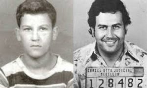 Pablo Escobar childhood photo