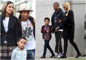 Helen and her husband Pharrell with their children