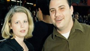 Gina Maddy with her ex-husband, Jimmy Kimmel