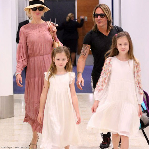Keith Urban wife and daughters