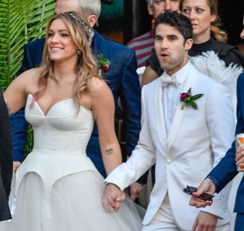 Darren Criss and Mia Swier get married