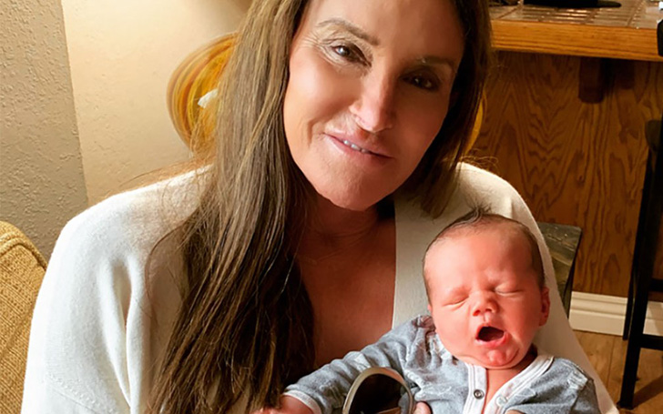 Caitlyn Jenner with her seventh grandchild