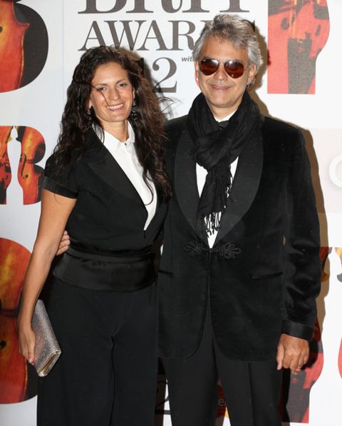 Enrica Cenzatti alongside her ex-husband Andrea Bocelli
