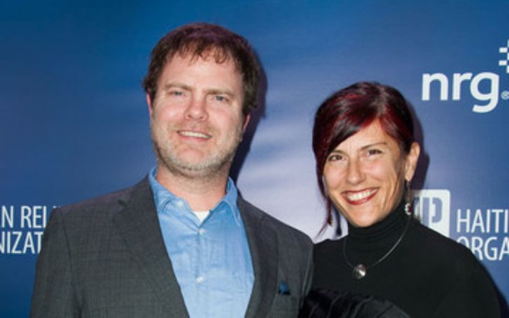 Holiday Reinhorn and her boyfriend turned husband Rainn Wilson married in 1995 and became the parents of a son in 2004.