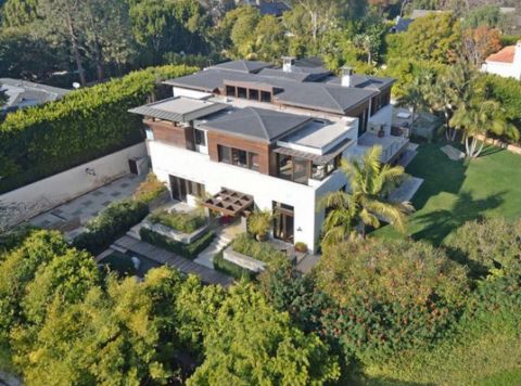 Alexia Barrosos Step father Matt Damon's lavish home in Pacific Palisades