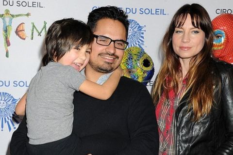 Brie Shaffer and partner Michael Pena and their child Roman Pena