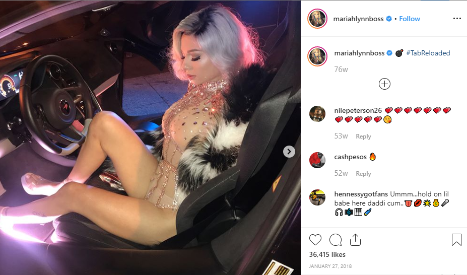 MariahLynn, an rapper and reality personality has net worth of $300 thousand