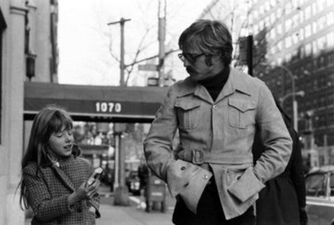 A childhood portrait of Shauna Redford and her father Robert Redford