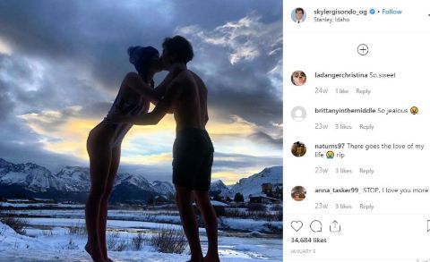 Skyler Gisondo like to spend time with his love.