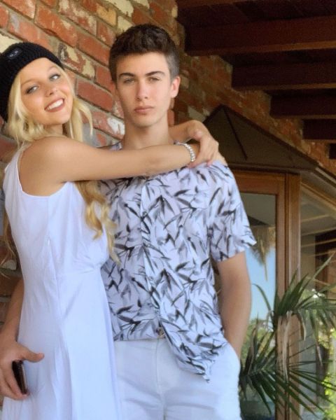 Morgan Cryer is happy with her love.