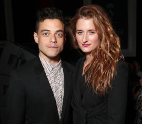 Grace Gummer and Rammy posing for the perfect click.