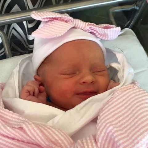 Stephanie Simoni's newly born baby.