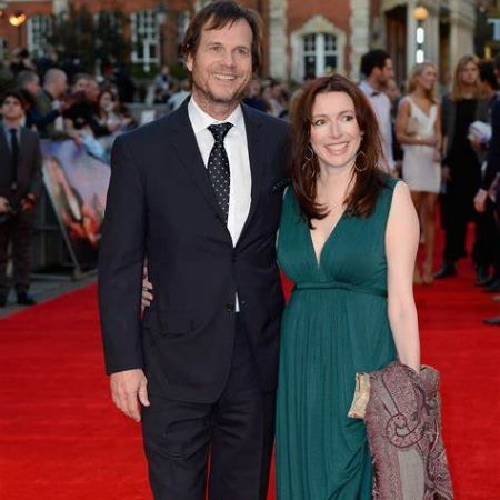 Louise Newbury with her late husband, Bill Paxton at the 'Titanic 3D' Premiere.