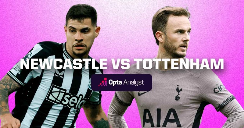 Số liệu thống kê về Newcastle gặp Tottenham qua các mùa giải